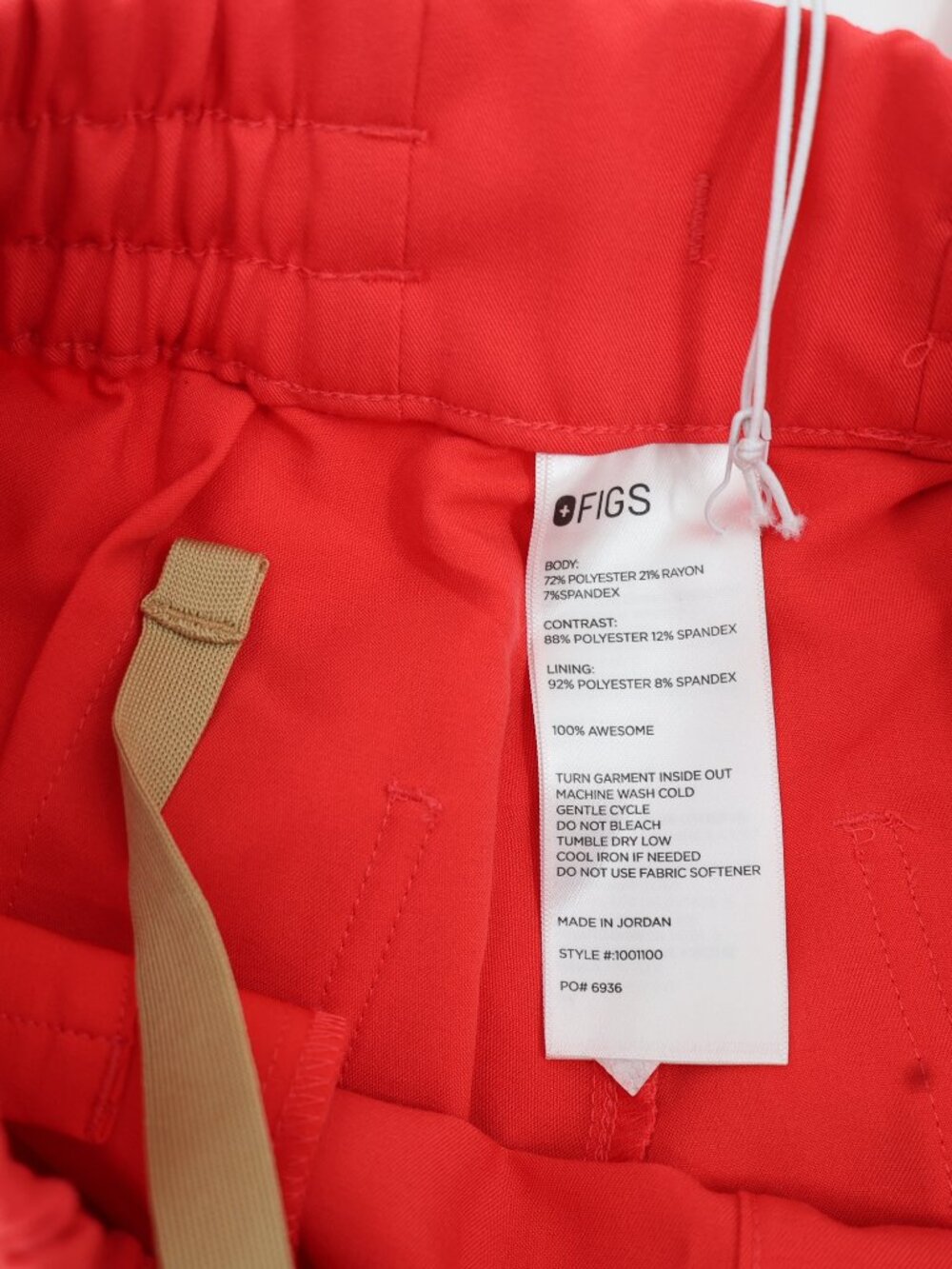 NWT FIGS Scrub Pants Women XSP uman High Waisted Jogger Drawstring Technical - Picture 12 of 13